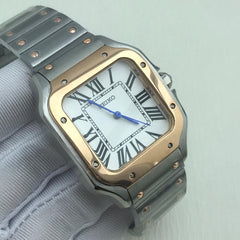 SEIKO MOD SANTOS BLANC OR - ROSE - VOLTMOD